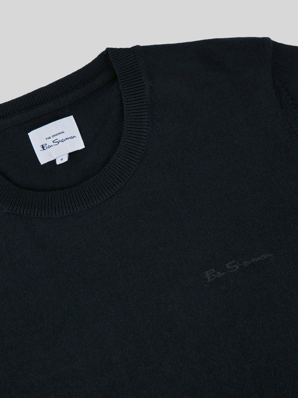 Knitwear Ben Sherman Signature Crewneck Noir | DFR-82221645